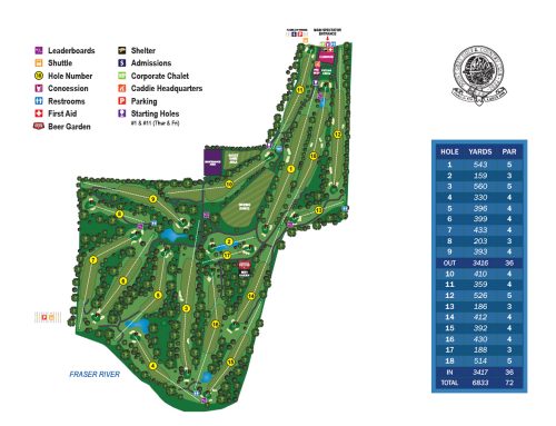 Freedom 55 Financial Open 2016 – Course Map